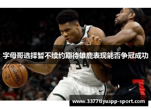 字母哥选择暂不续约期待雄鹿表现能否争冠成功